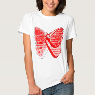 MDS Awareness Butterfly Ribbon T-Shirt