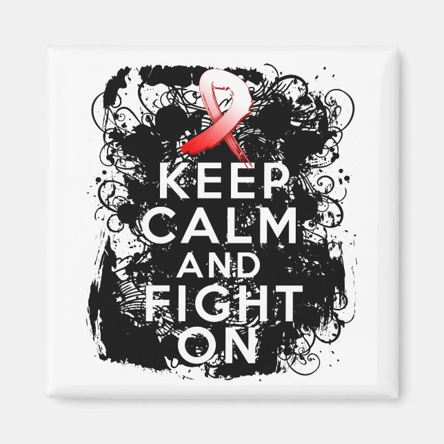 MDS Awareness  Keep Calm and Fight On Magnet (Front)