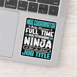 Mds Coordinator Job Title Profession Funny Carreer Sticker