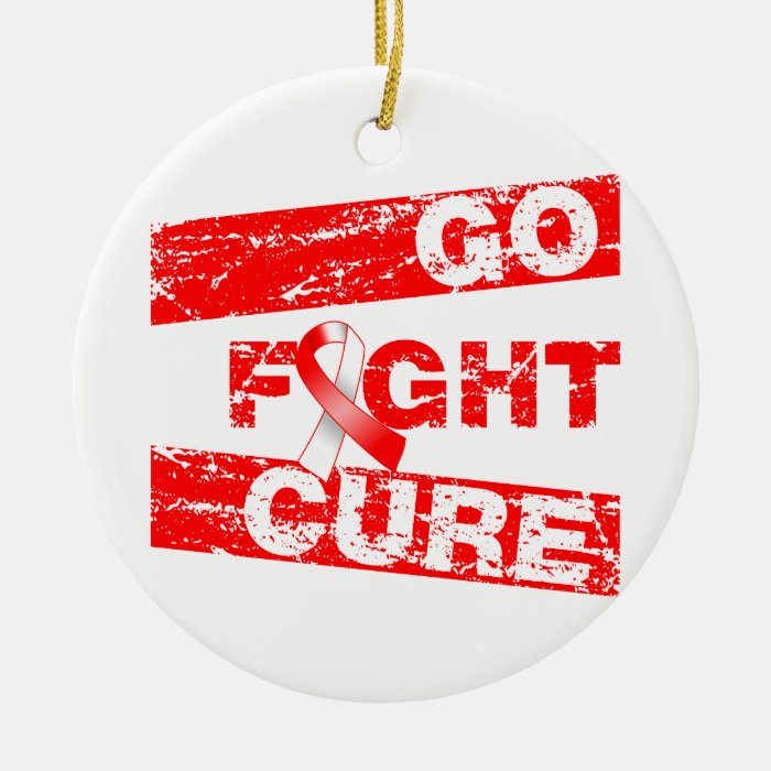 MDS Go Fight Cure Christmas Ornaments