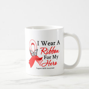 MDS I Wear a Ribbon For My Hero Coffee Mug