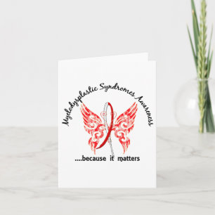 MDS Myelodysplastic Syndrome Awareness Note Card