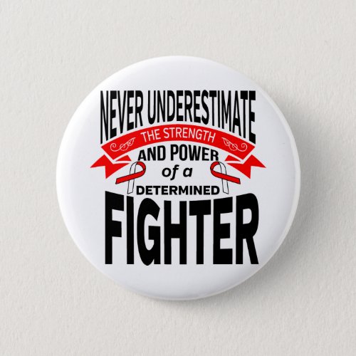 MDS Myelodysplastic Syndromes Determined Fighter Pinback Button