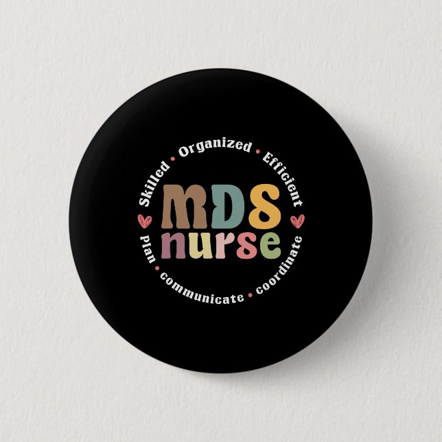 Mds Nurse Appreciation  Button (Front)