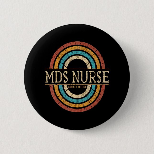 Mds Nurse Nursing Button (Front)