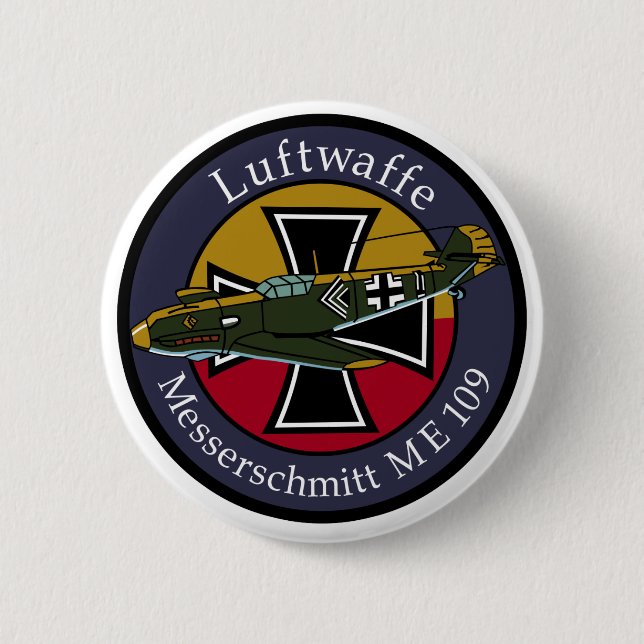 me-109 pinback button (Front)