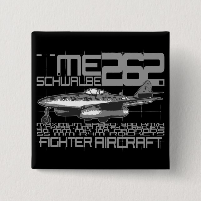 Me 262 Schwalbe Button (Front)