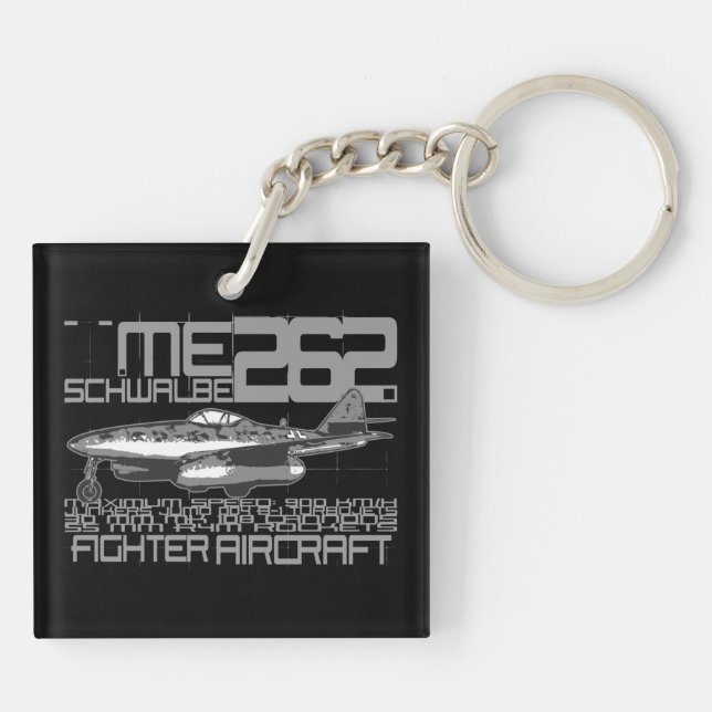 Me 262 Schwalbe Keychain (Back)