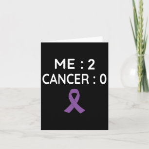 Me 2 Cancer 0 Pancreatic Cancer Awareness Card