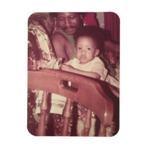 Me and Dad Photo Magnet