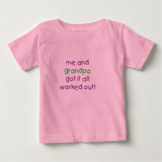 Me and grandpa baby T-Shirt