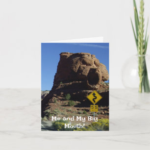 Me and My Big Mouth - I'm Sorry! Greeting Card
