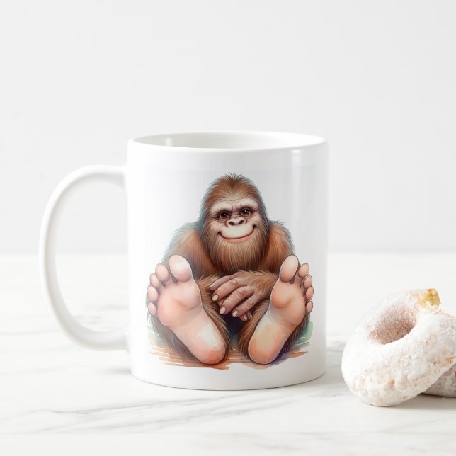 Me and My Bigfoot Coffee Mug (With Donut)