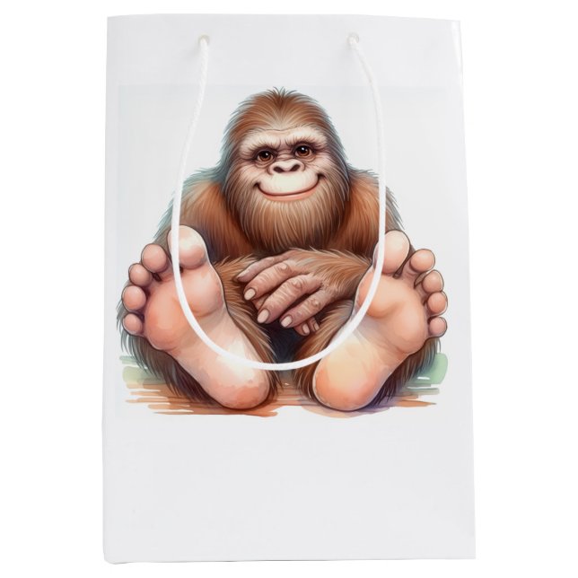 Me and My Bigfoot Medium Gift Bag (Front)