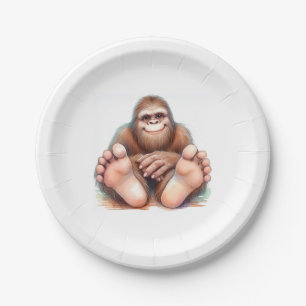 Me and My Bigfoot Paper Plates