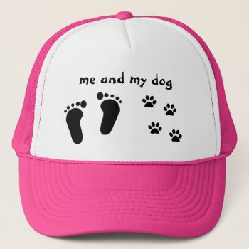 Me And My Dog Trucker Hat by turtle_love at Zazzle