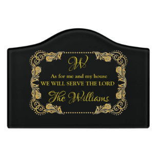 Me and my house doormat door sign