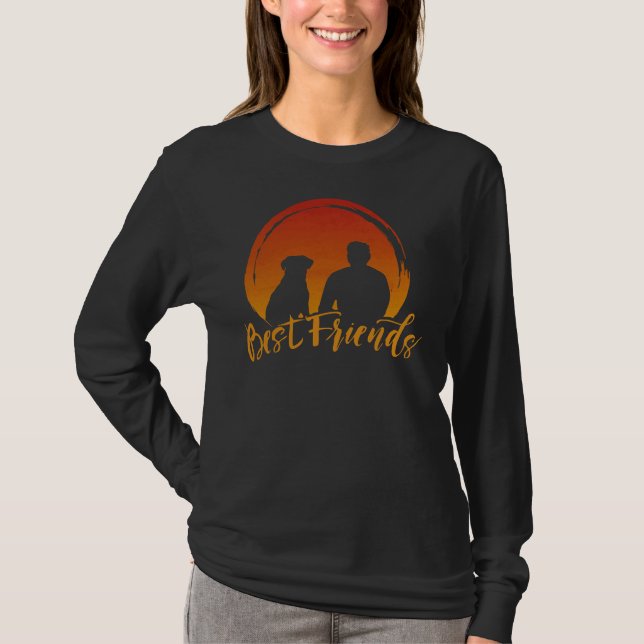 Me And My Labrador Dog Are Best Friends T-Shirt (Front)