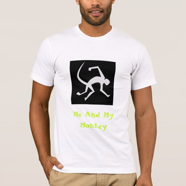 Me And My Monkey T-Shirt (Front)