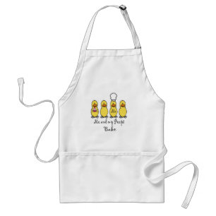 Me and my peeps bake adult apron