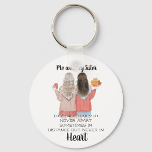 Me and My Sister Keychain