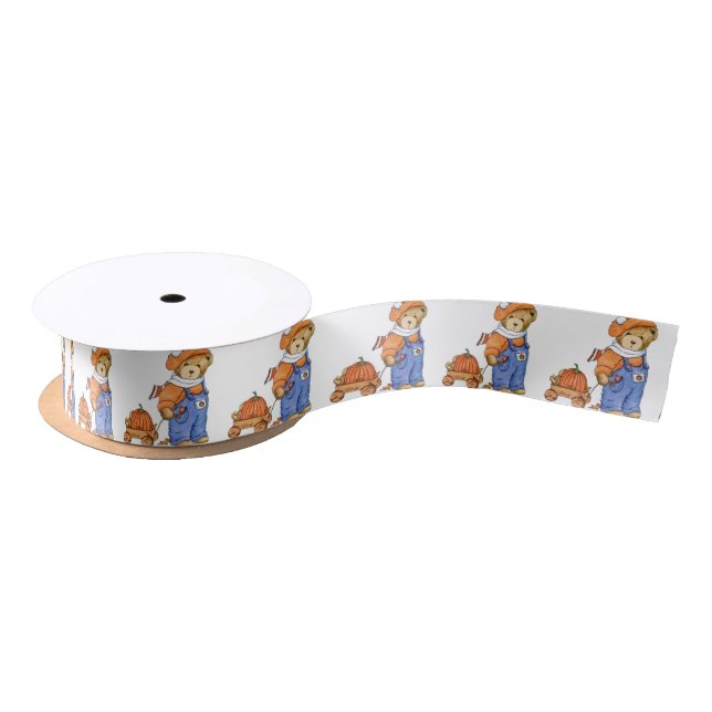 Me and My Wagon Satin Ribbon (Spool)