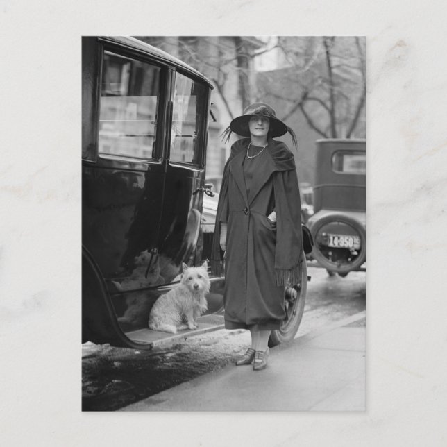 Me and My Westie, 1920s Postcard (Front)