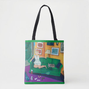 Me and Sparky after Tennis Tote Bag