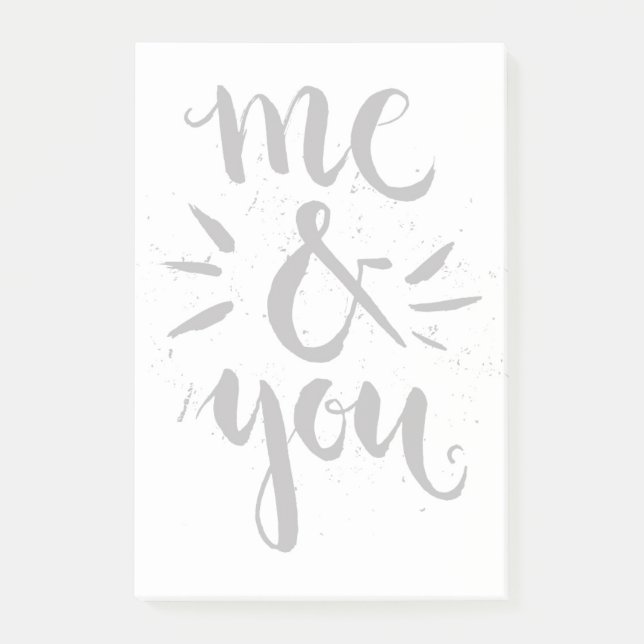 Me And You Post-it Notes (Front)