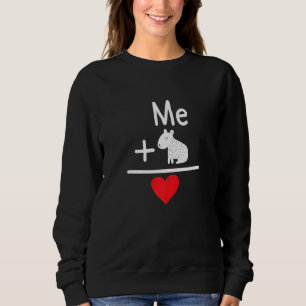 Me + Capybara Capibara Love   Sweatshirt