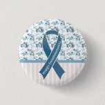 Me/CFS Blue Ribbon Awareness Button