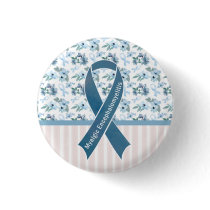 Me/CFS Blue Ribbon Awareness Button