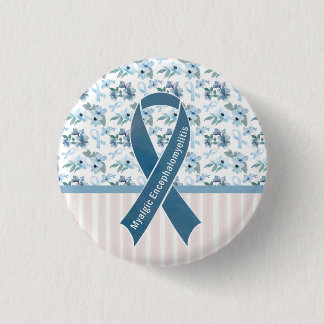 Me/CFS Blue Ribbon Awareness Button