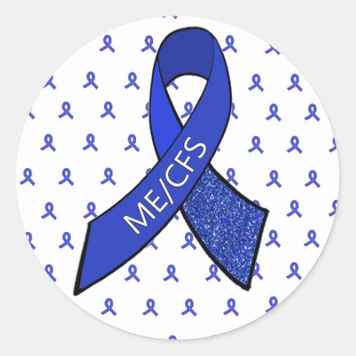 MECFS Blue Ribbon Awareness Stickers