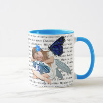 "ME/CFS" Chronic Fatigue Angel Fairy Girl Mug