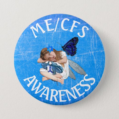 MECFS Chronic Fatigue Syndrome Awareness Button