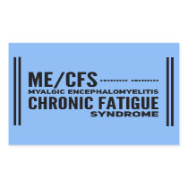 ME/CFS Chronic Fatigue  Syndrome Awareness Rectangular Sticker