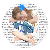"ME/CFS" Chronic Fatigue Syndrome "Girl of Hope" Classic Round Sticker