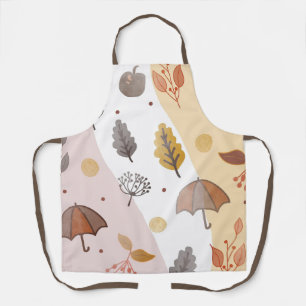 Me Core Essentials Cozy Autumn Umbrella and Leaves Apron