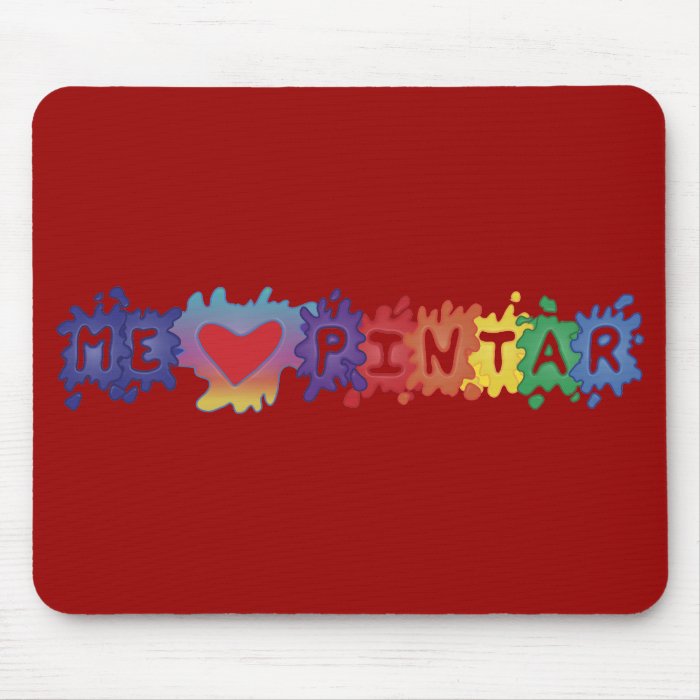 Me Encanta Pintar Mouse Mat