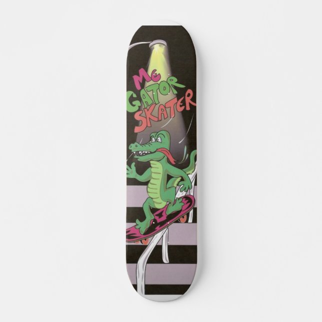 Me Gator Skater Skateboard Deck (Front)