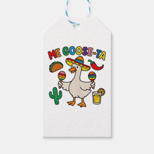 Me Goose-Ta Funny Mexican Spanish Goose Gift Tags