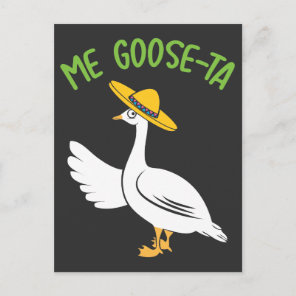 Me Goose-Ta Funny Mexican Spanish Goose Pun Postcard