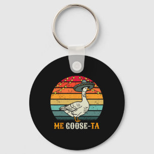 Me Goose Ta Mexican Men Women Boys Retro Spanish G Keychain