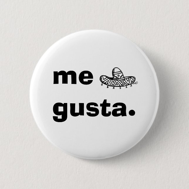 Me Gusta Button (Front)