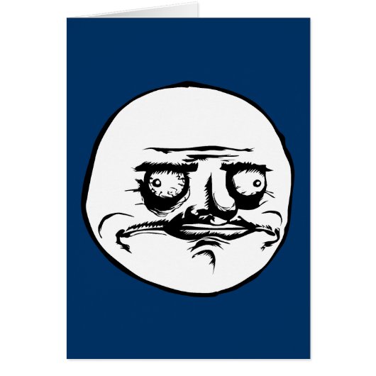 Me Gusta Face Meme Cards (Front)