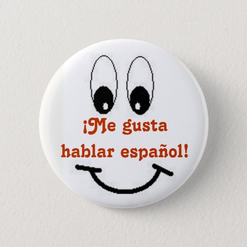 Me gusta hablar espanol button