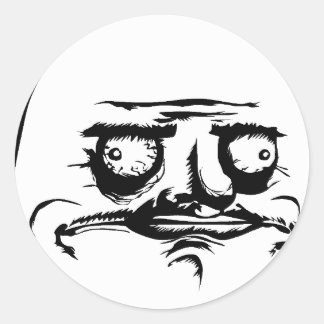 Me Gusta MEME Classic Round Sticker