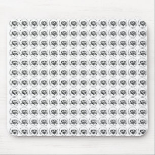 Me Gusta Pattern Mouse Pad