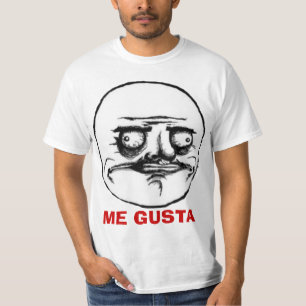 Me Gusta Rage Comics Internet Meme face T-shirts